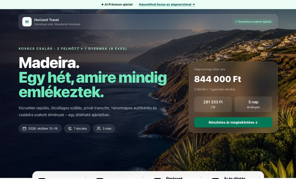 Az ajánlat, amely értékesít – BriefSignal termékfelület
